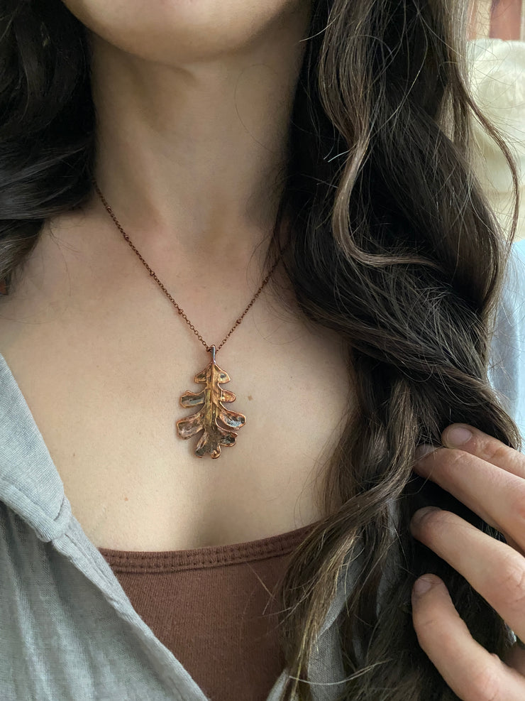 Oak Leaf Necklaces