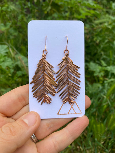 Redwood Leaf Earrings