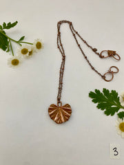 Mallow Leaf Pendant
