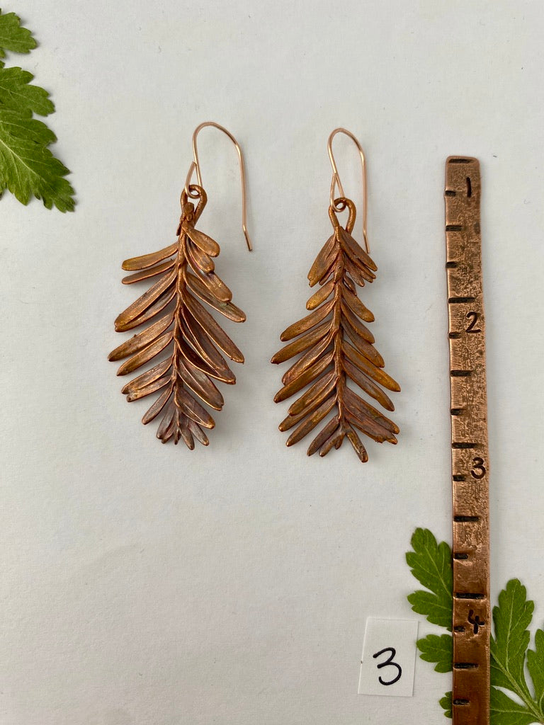 Redwood Leaflet Earrings Simple Wealth