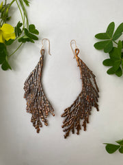 Large Pencil Cedar Earrings for Jessi