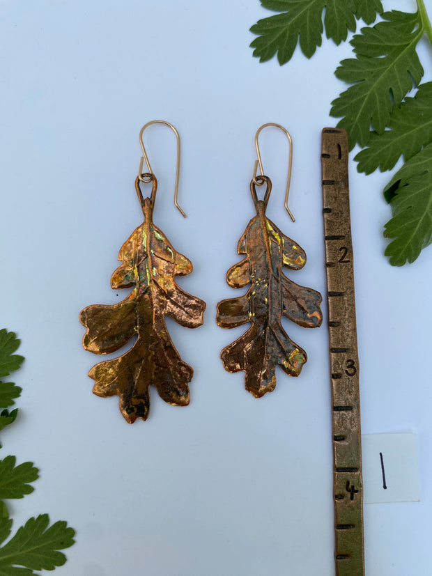 Oak Leaf Earrings