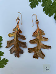 Oak Leaf Earrings