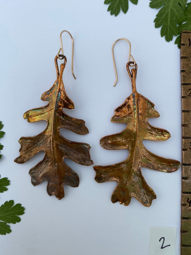 Oak Leaf Earrings