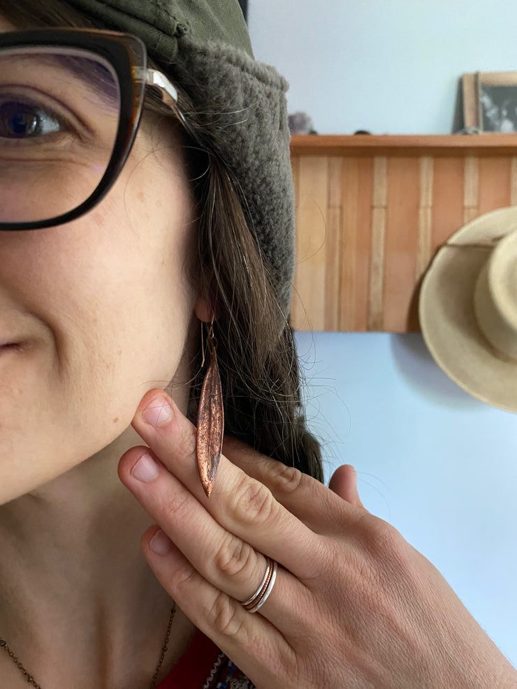 Paper bark Eucalyptus Earrings