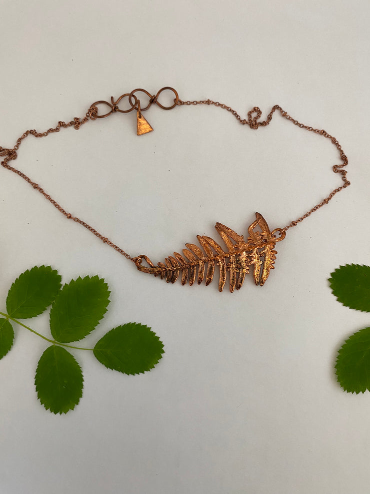 Fern Leaf Necklaces Horizontal