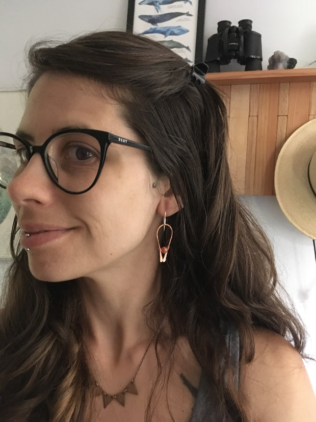 Gemstone Arch Earrings *More Gemstones*