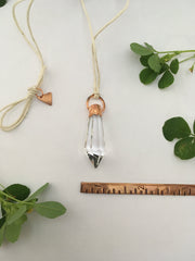 small copper covered crystal rainbow maker made in USA simple wealth art prism chandelier