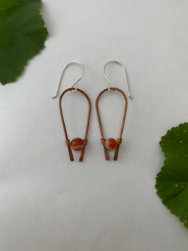 Gemstone Arch Earrings *More Gemstones*