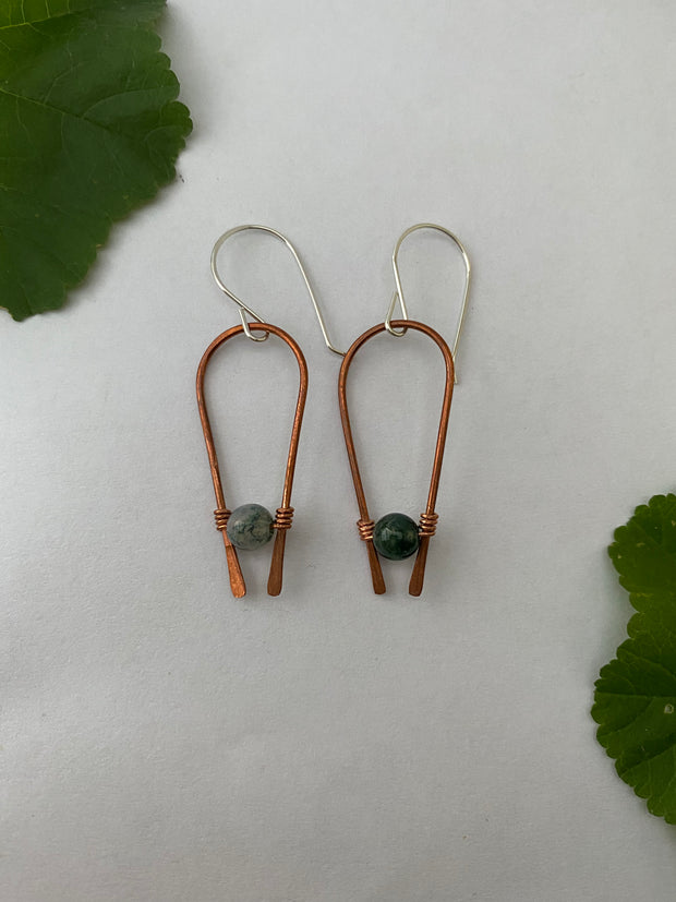 Gemstone Arch Earrings *More Gemstones*