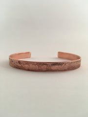 shine bright secret message recycled copper affirmation cuff unite to light charity fundraiser made in usa simple wealth art mantra band