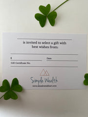 Simple Wealth Gift card