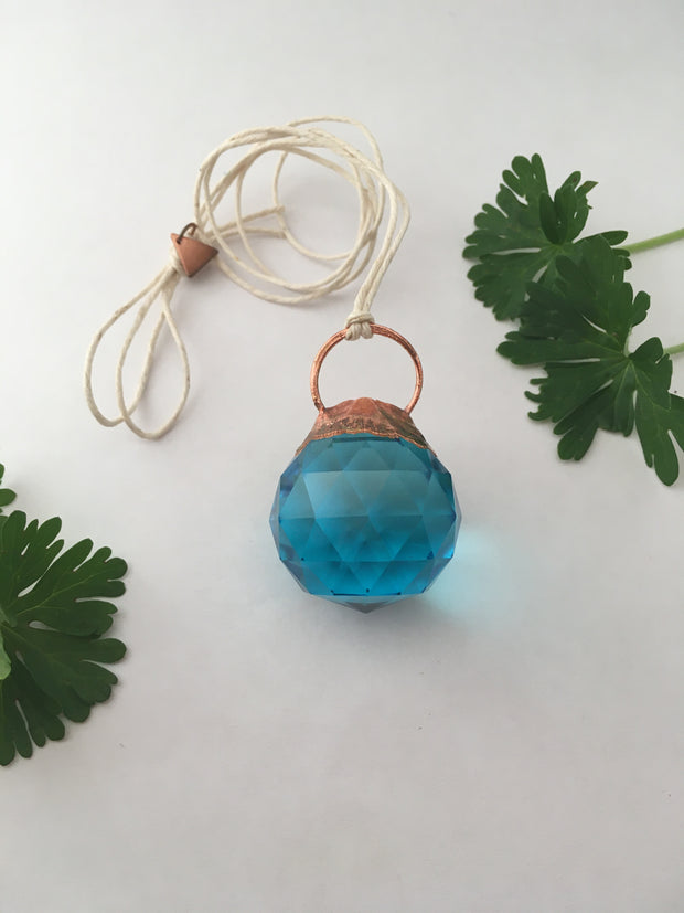 Recycled copper crystal rainbow maker made in usa simple wealth art