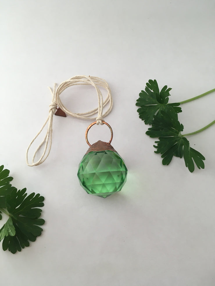 Recycled copper crystal rainbow maker made in usa simple wealth art