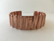 upcycled natural gas tubing jewelry cuff unisex recycled metal made in usa
