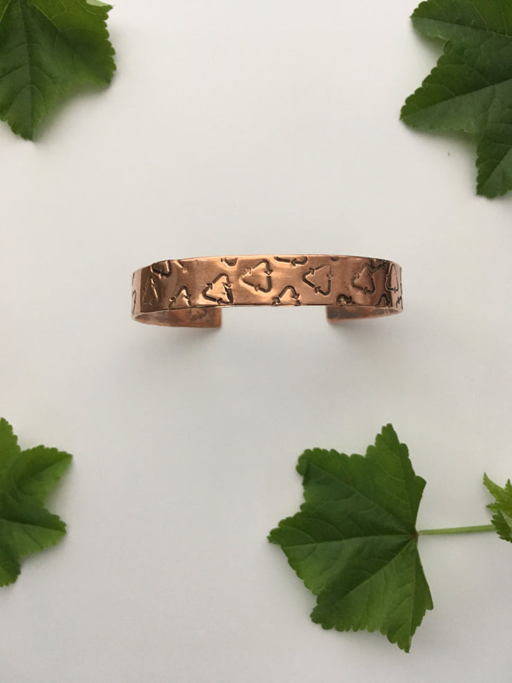 Recycle Crazy Upcycled Copper Bracelet